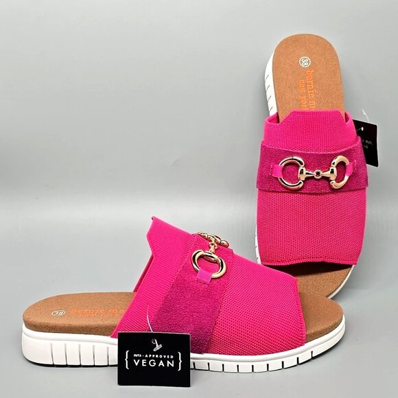 Bernie Mev Shoes - Bernie Mev Monaco Sporty Slide Sandals Open Toe Casual Women's Size 7.5/38